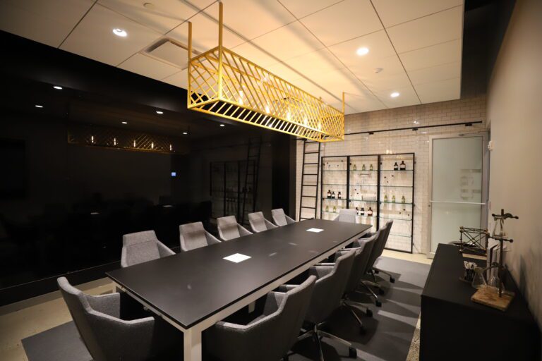 Features as LED screen, HD display capabilities and a whiteboard