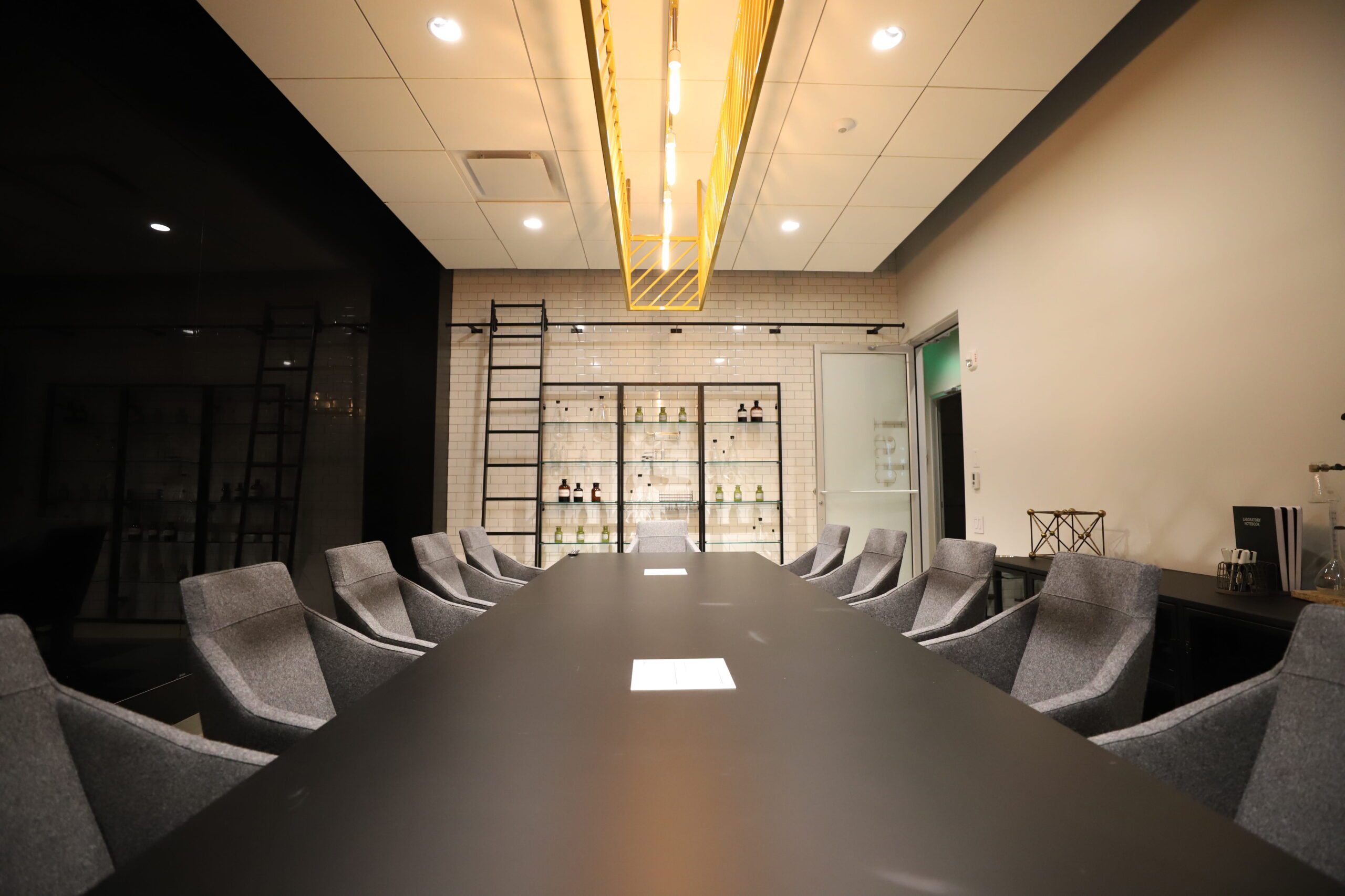 Luxury boardroom seating up to 12 people