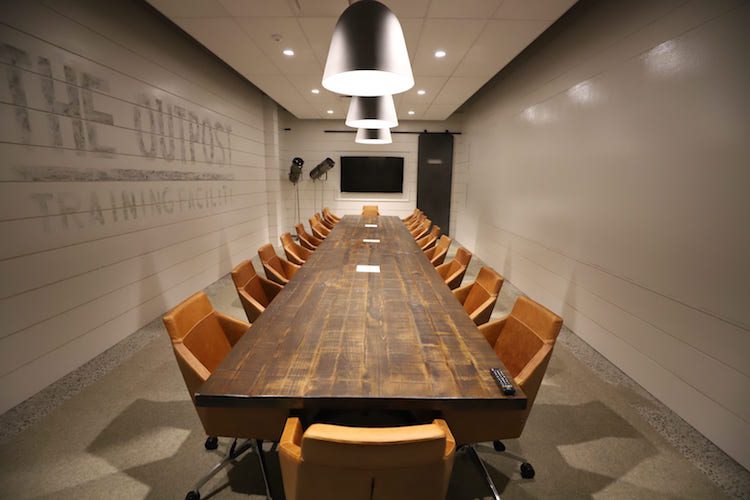Outpost, luxury boardroom seating up to 20 people