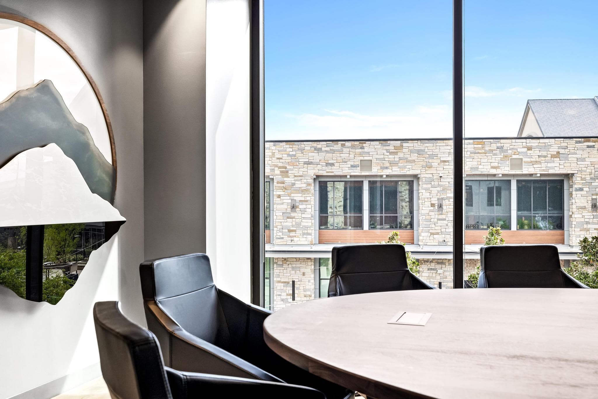 Summit, boardroom with window wall for natural lighting