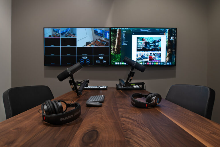 Fully integrated with all podcast equipment + technology